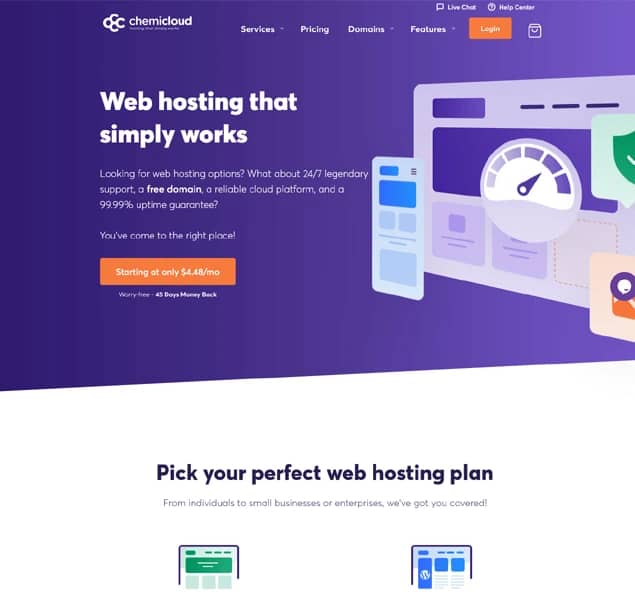 chemicloud web hosting