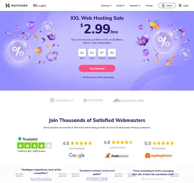 hostinger web hosting